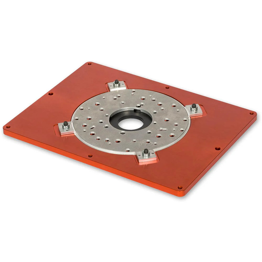 UJK Tools 10mm Aluminium Router Table Insert C/W Base 502748