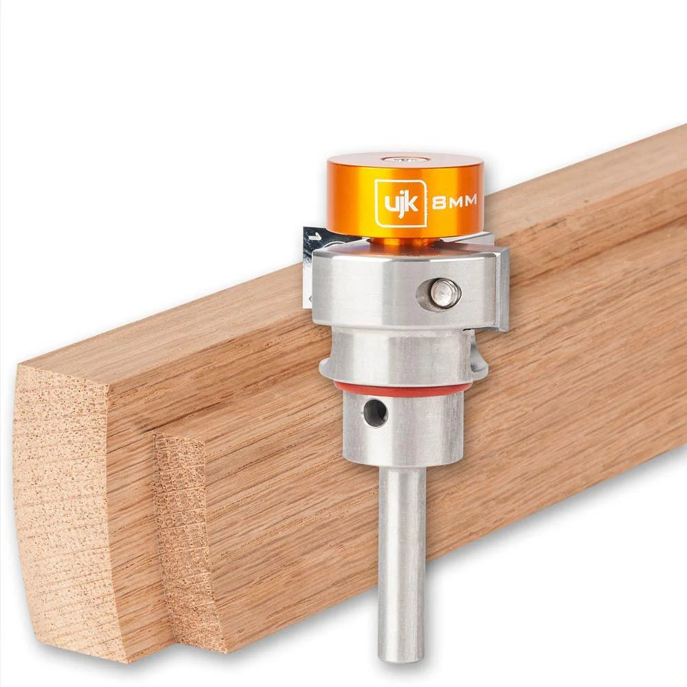 UJK Tools 2-Flute Metric Multi-Rabbetting Router Bit with 1/2 Inch Shank 720896