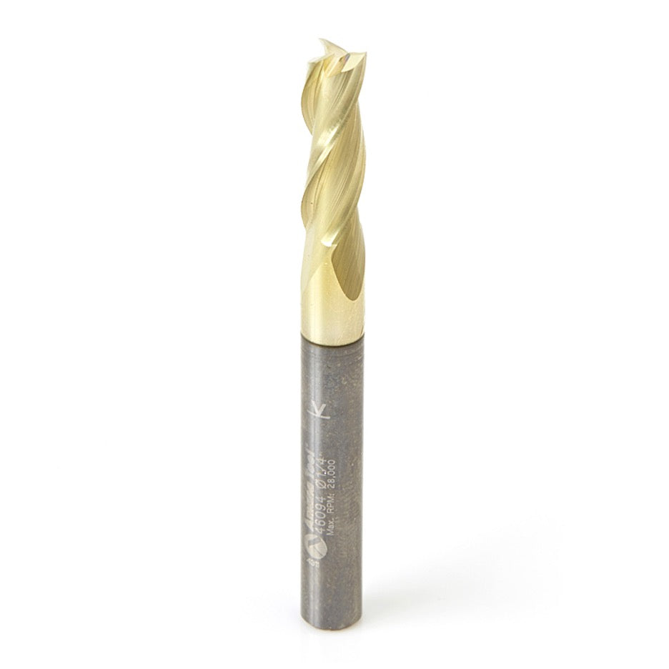 Amana Tool D 1/4 Inch Upcut Spiral Router Bit for Fibreglass and Phenolic 46094