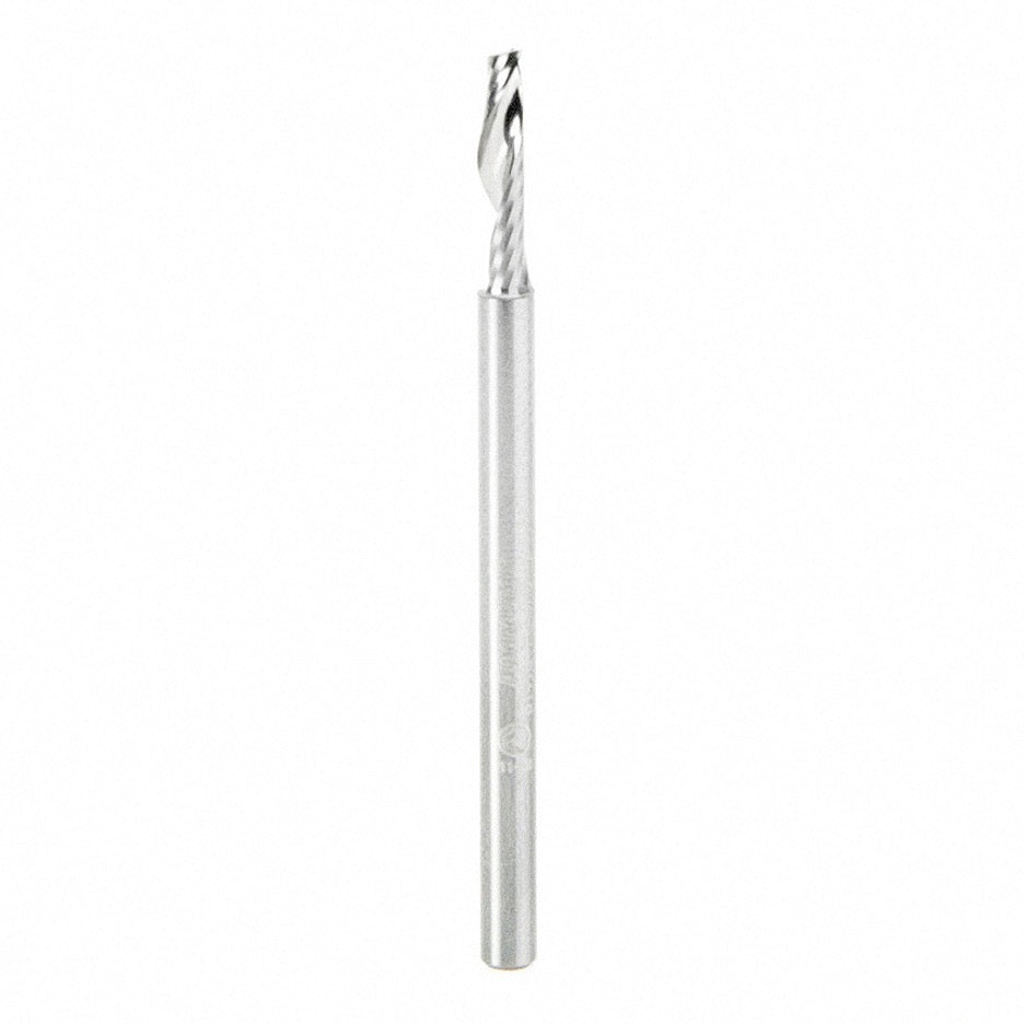 Amana Tool D 1/8 Inch O-Flute Upcut Spiral Router Bit for Plastic 51410