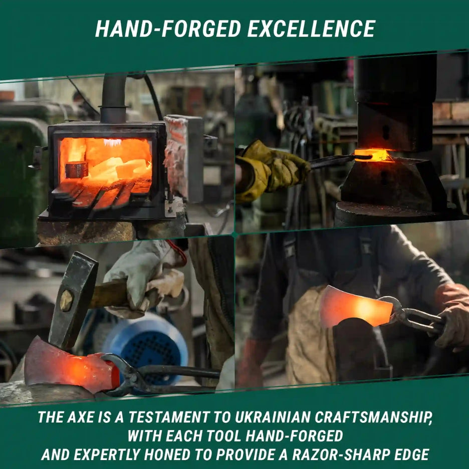 Beavercraft Bushcraft Axe AX3: hand-forged excellence