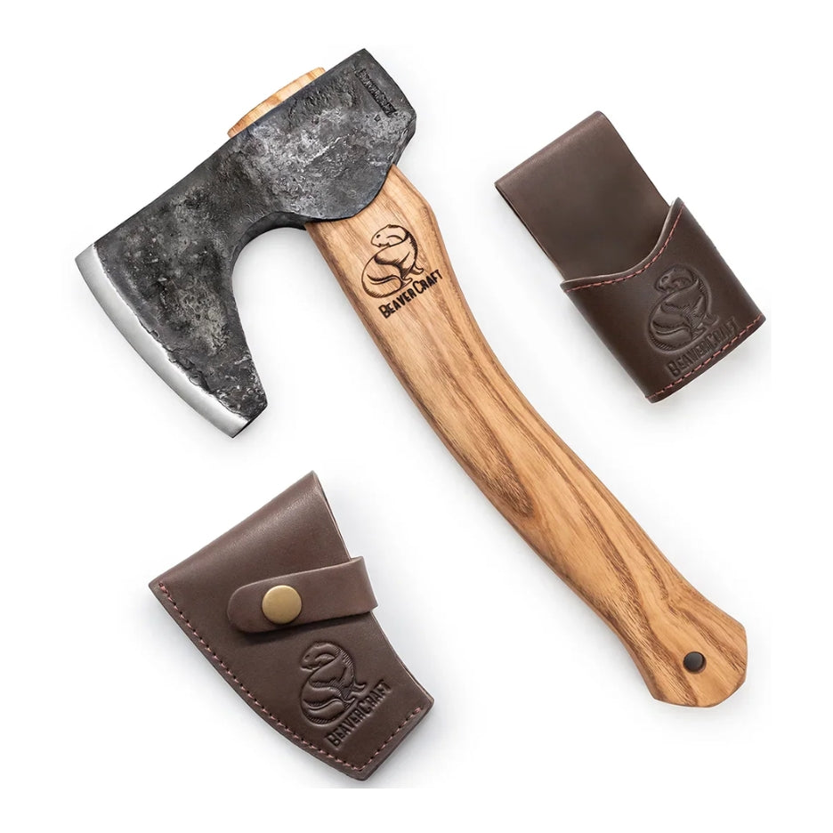 Beavercraft Compact Long-Bearded Bushcraft Hatchet AX6