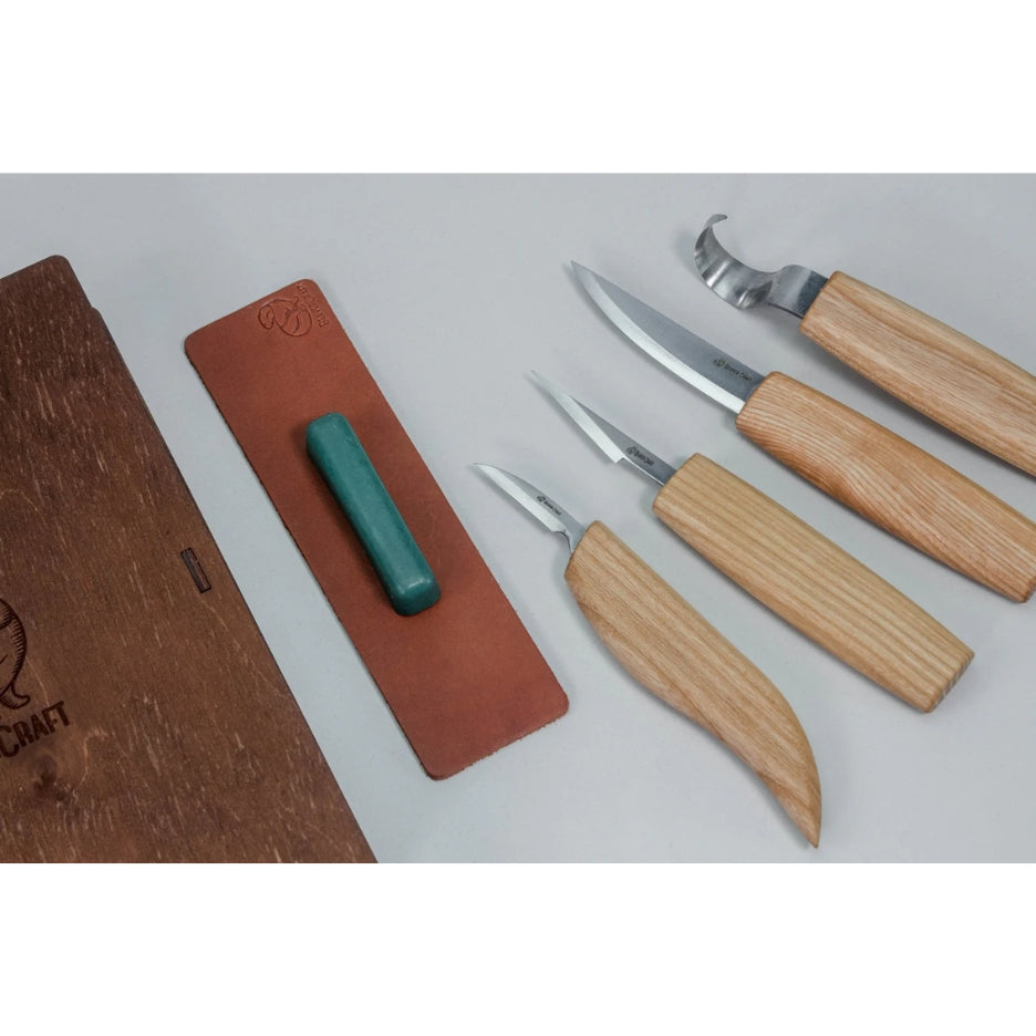 Beavercraft Knives and Book Case