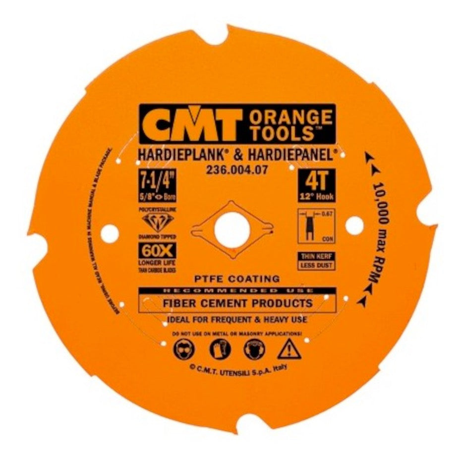 CMT Fibre Cement Diamond Circular Saw Blade 160mm x 4T with 20mm Bore 236.160.04H