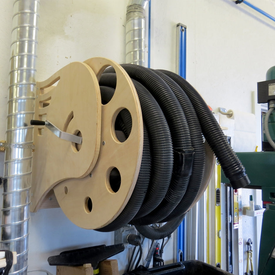 Fastcap SUPER REEL and hose mounted to to wall