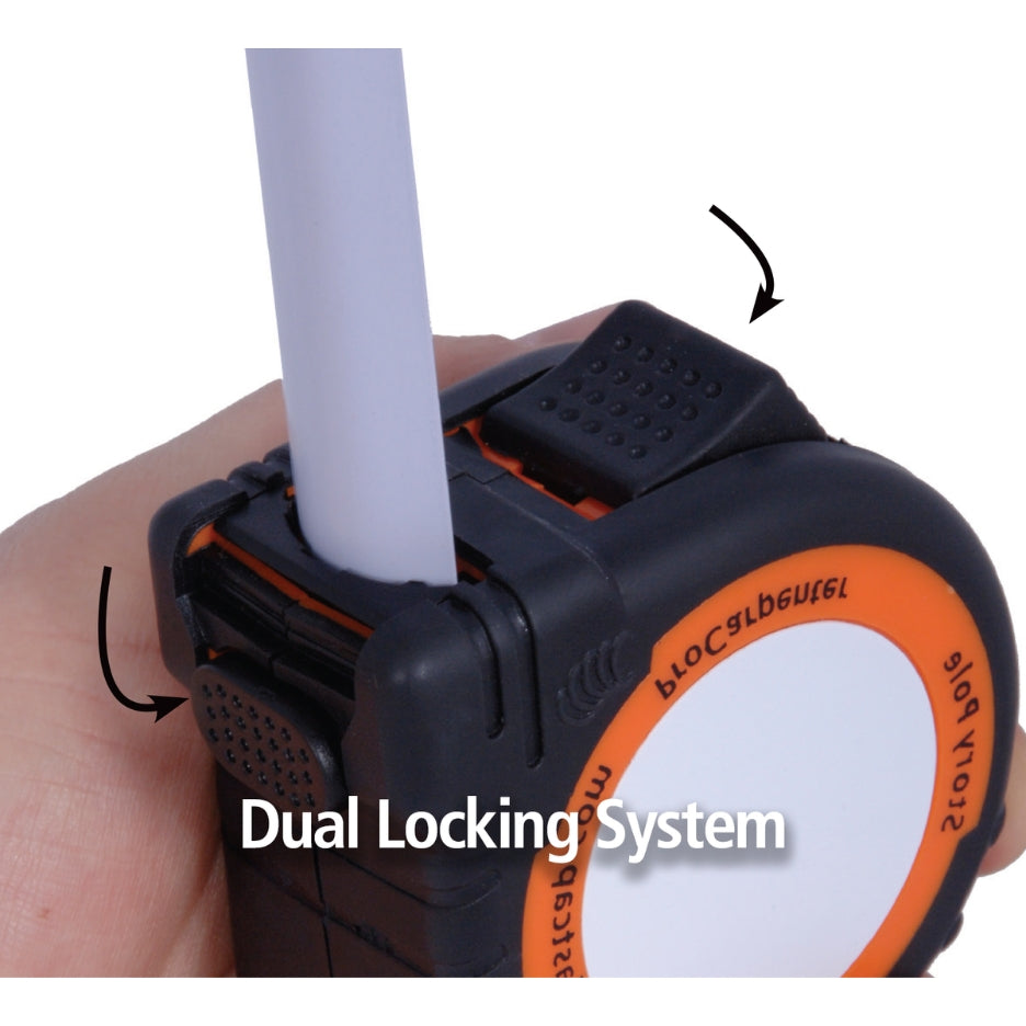 FastCap Pro Carpenter Reverse Read 25-foot Tape Measure comes with dual locking system
