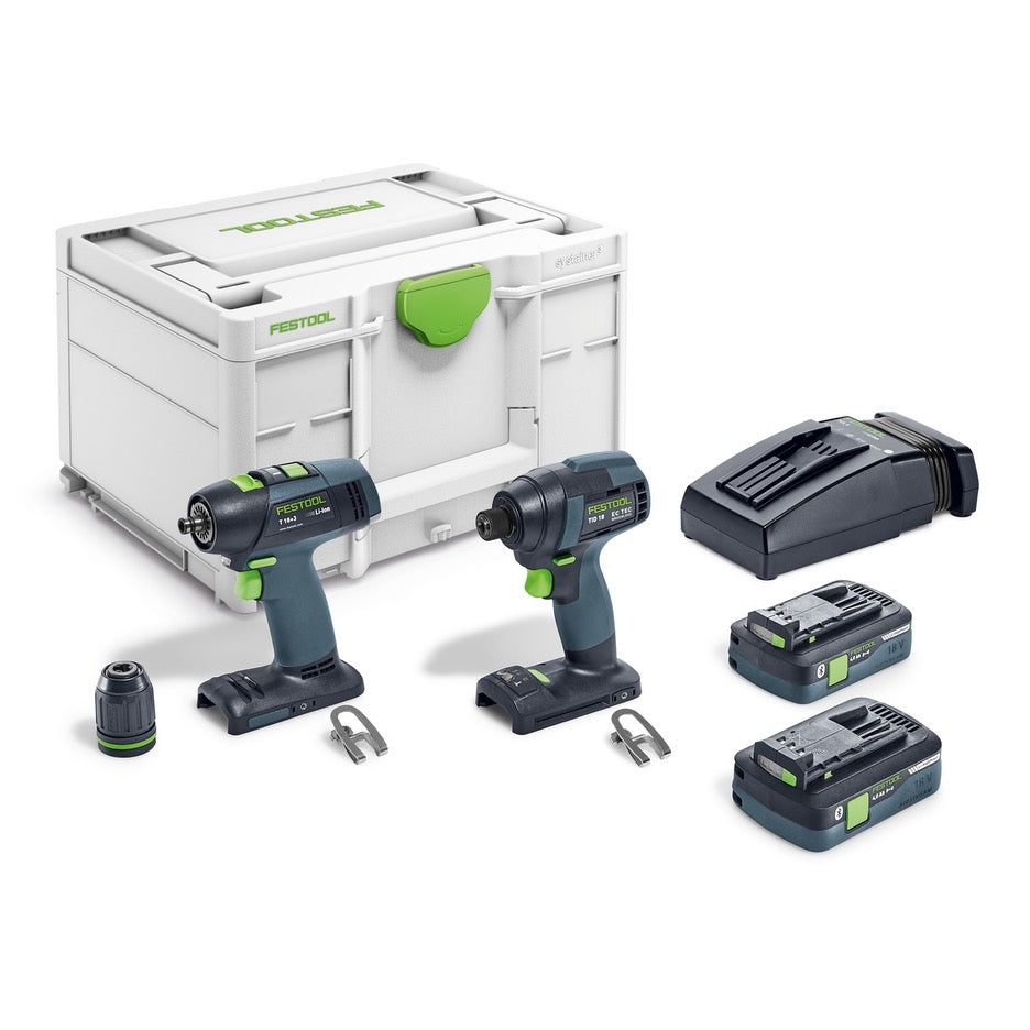 Festool Screwing/Drilling Combo TID 18 HPC 4.0I-Set T18 577615