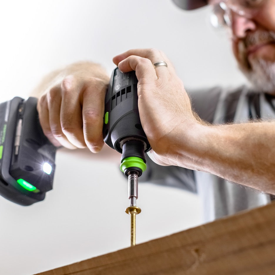 Festool TXS 18 Cordless Drill Set 576903 driving large screw