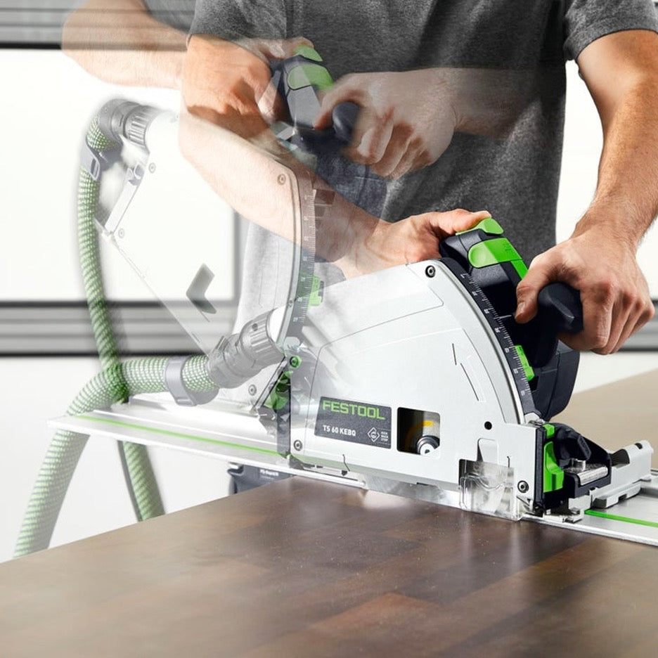 Festool Track Saw 168mm with Guide Rail TS 60 KEBQ-F-Plus-FS 577422 Kickback Stop