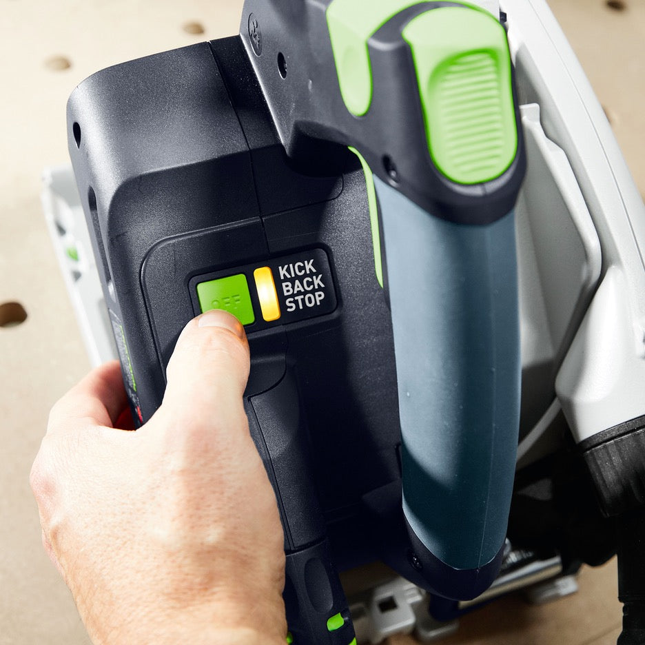 Festool Track Saw 168mm with Guide Rail TS 60 KEBQ-F-Plus-FS 577422 Kickback Stop switch