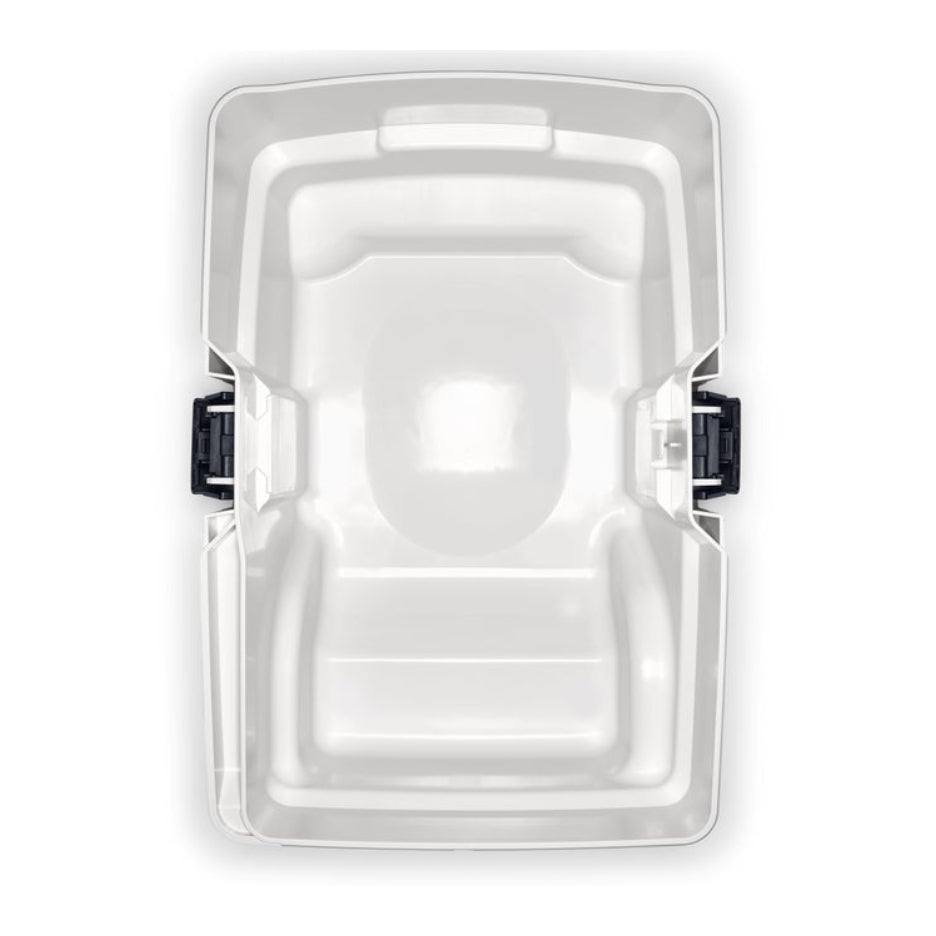 Top-down view of the empty internal container of the Festool 15 Litre Cleantec HEPA Dust Extractor CT 15 E HEPA