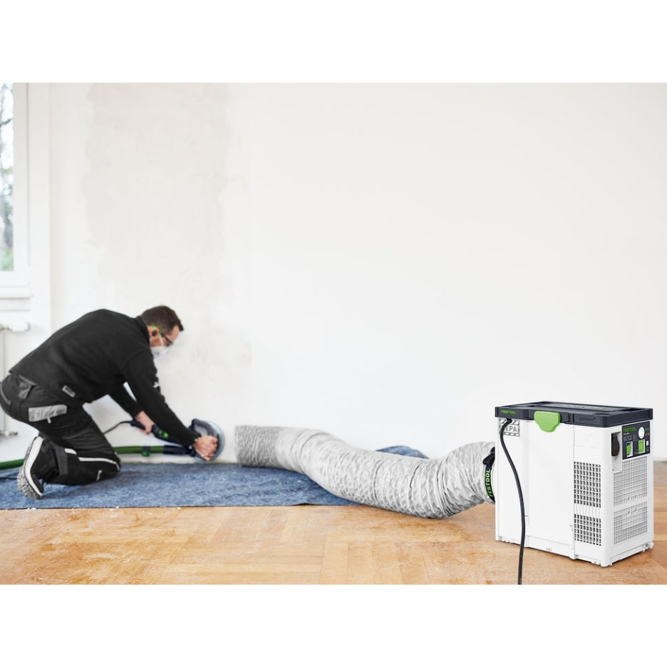 Festool Air Filter SYS-AIR HEPA used with air supply hose