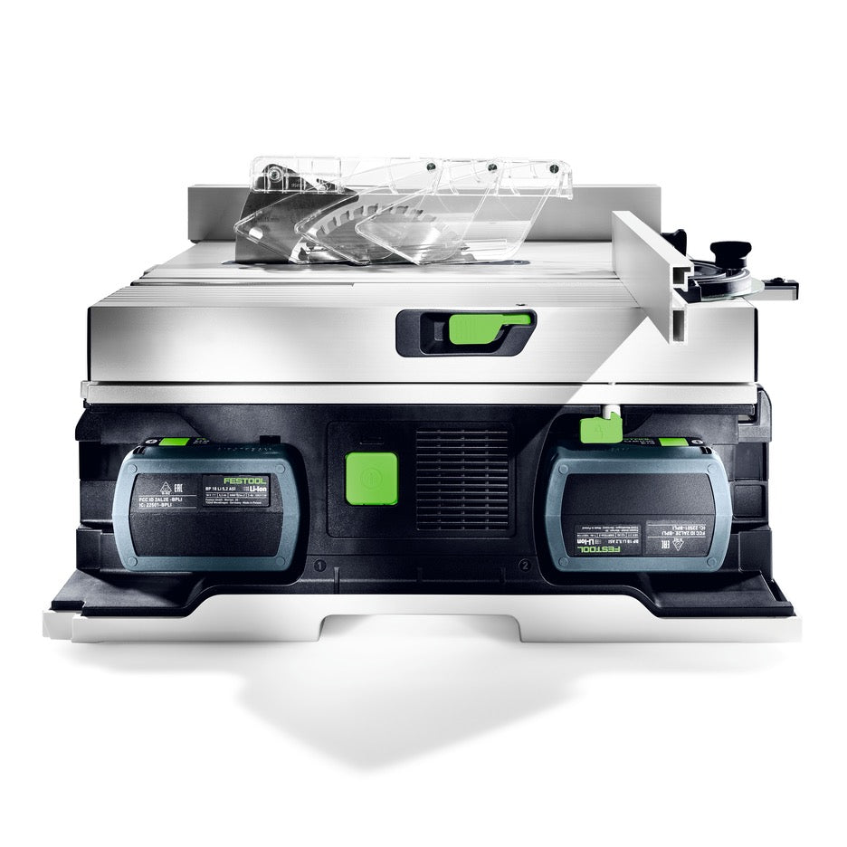 Festool CSC SYS Cordless Table Saw Plus 577378 with batteries installed