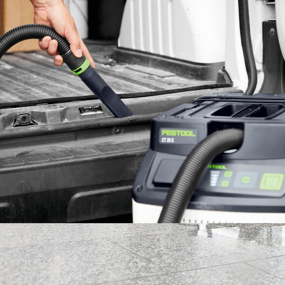 Festool CT 25 HEPA Cleantec Dust Extractor 577533 cleaning with crevice nozzle