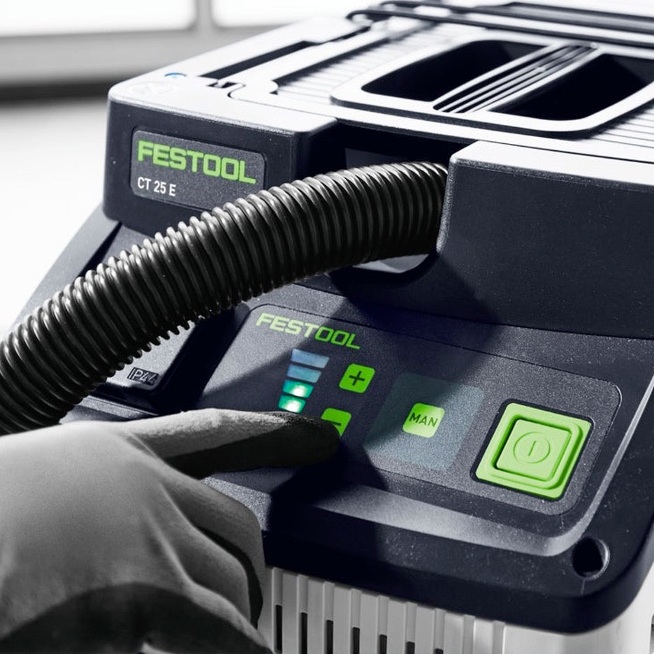 Festool CT 25 HEPA Cleantec Dust Extractor 577533 suction control