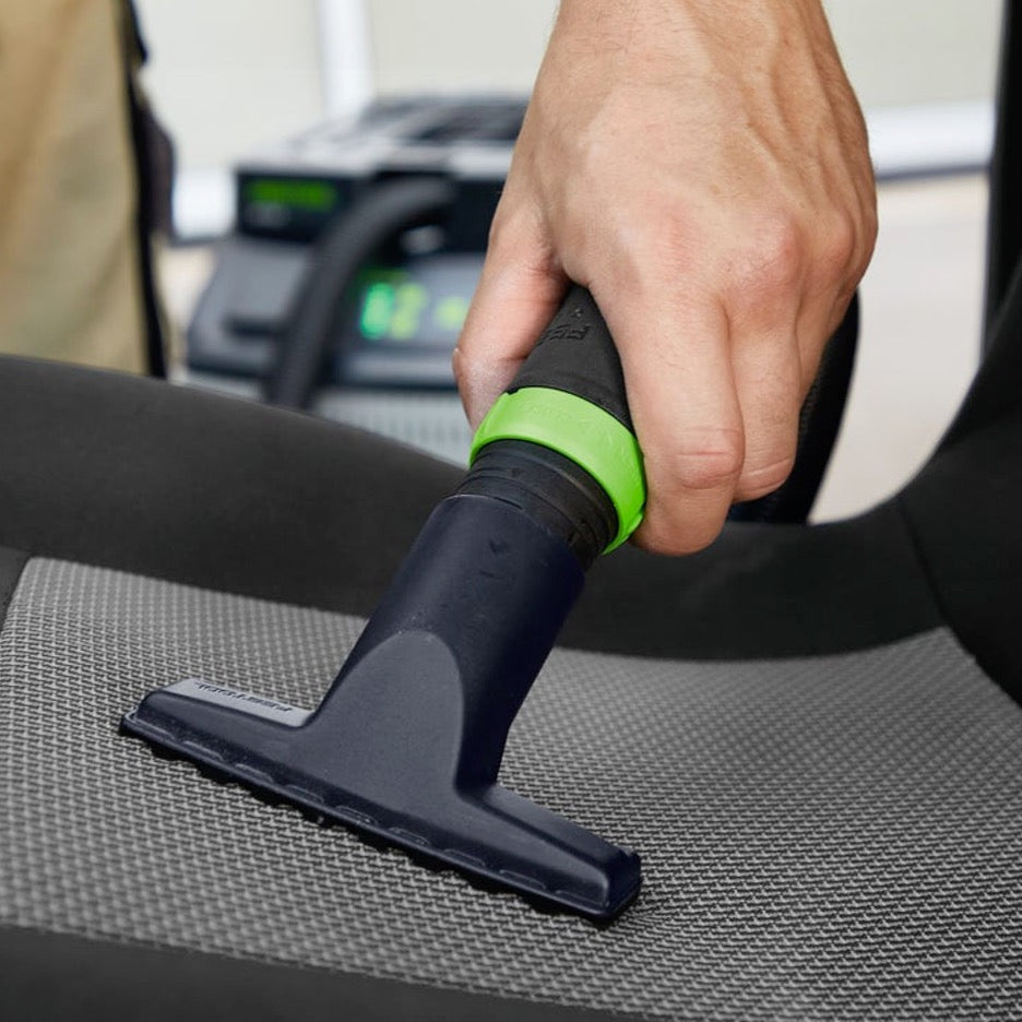 Festool CT 25 HEPA Cleantec Dust Extractor 577533 vacuuming with upholstery brush