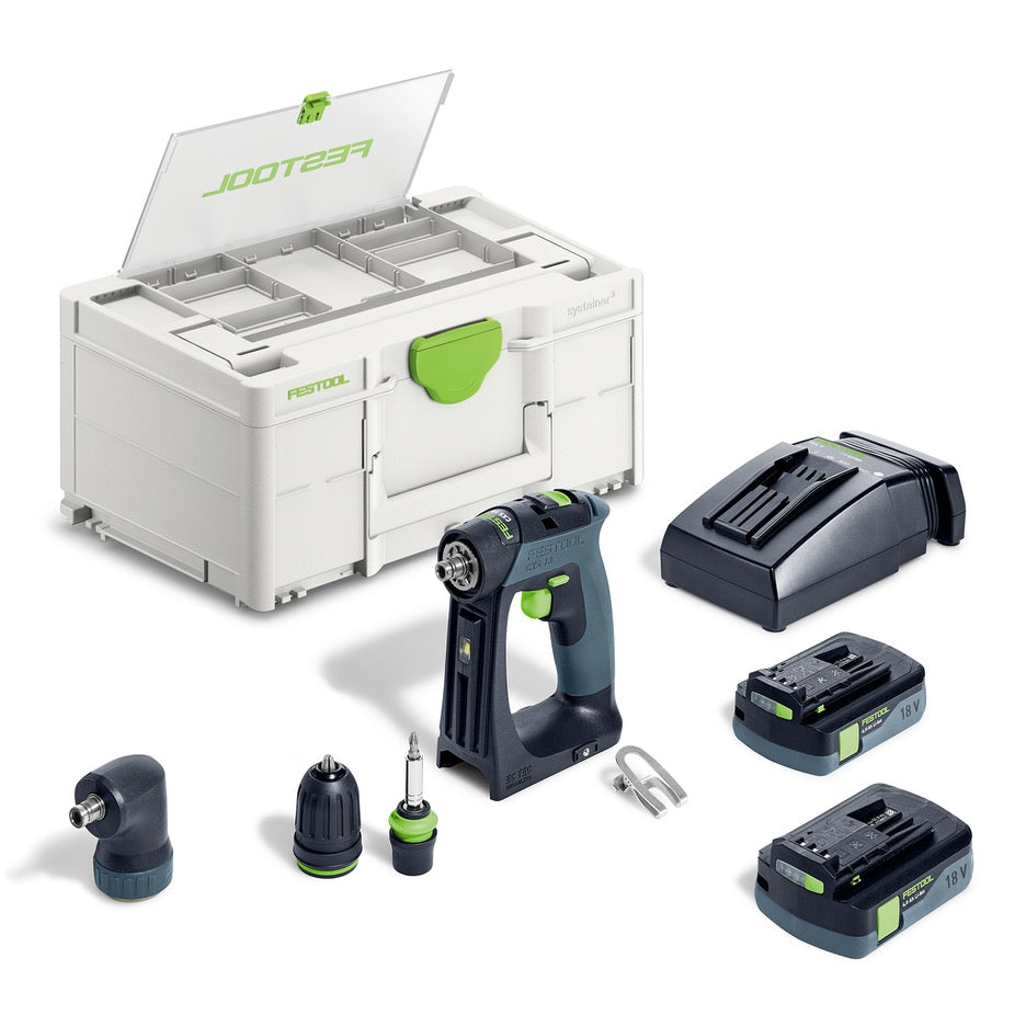 Festool CXS 18 Cordless Drill Set 576889