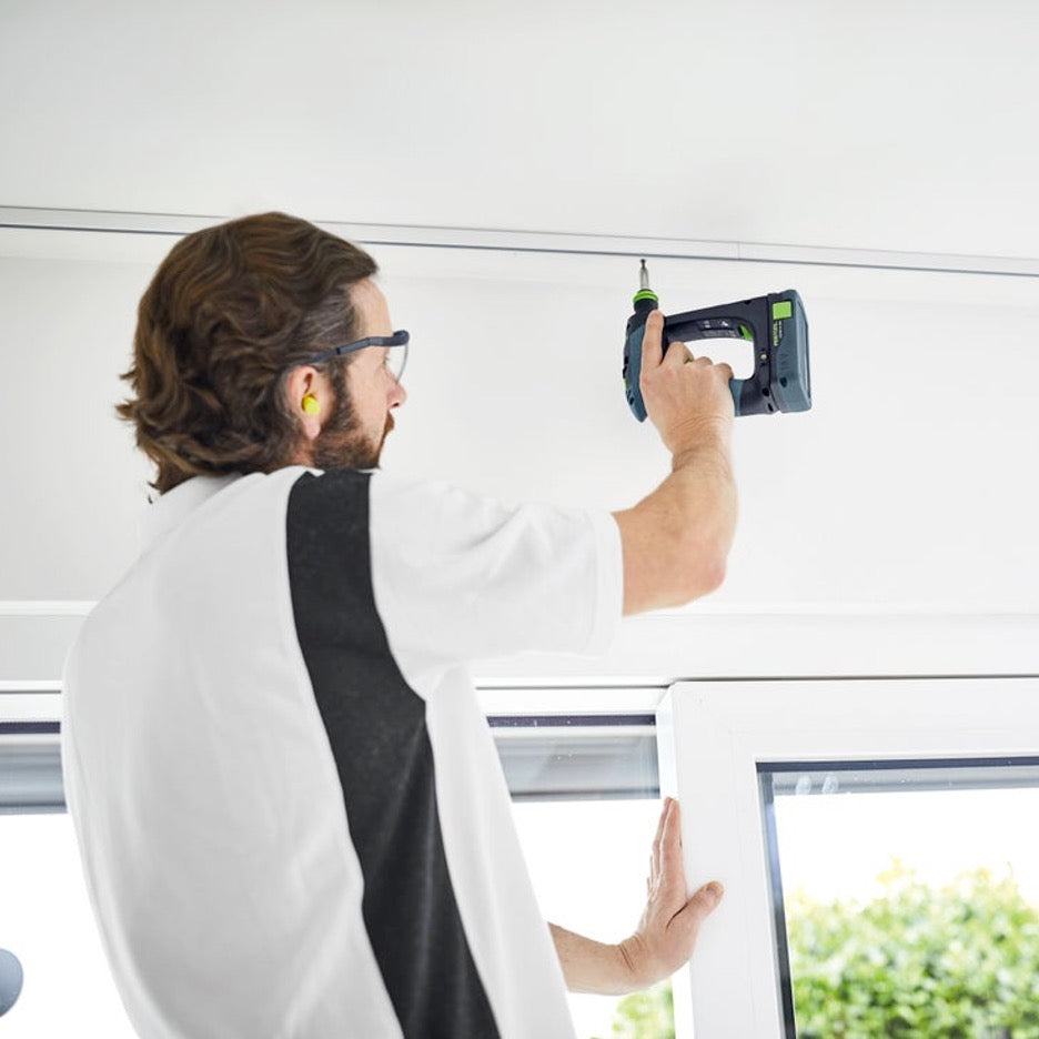 Festool CXS 18 Cordless Drill Set 576889 working overhead