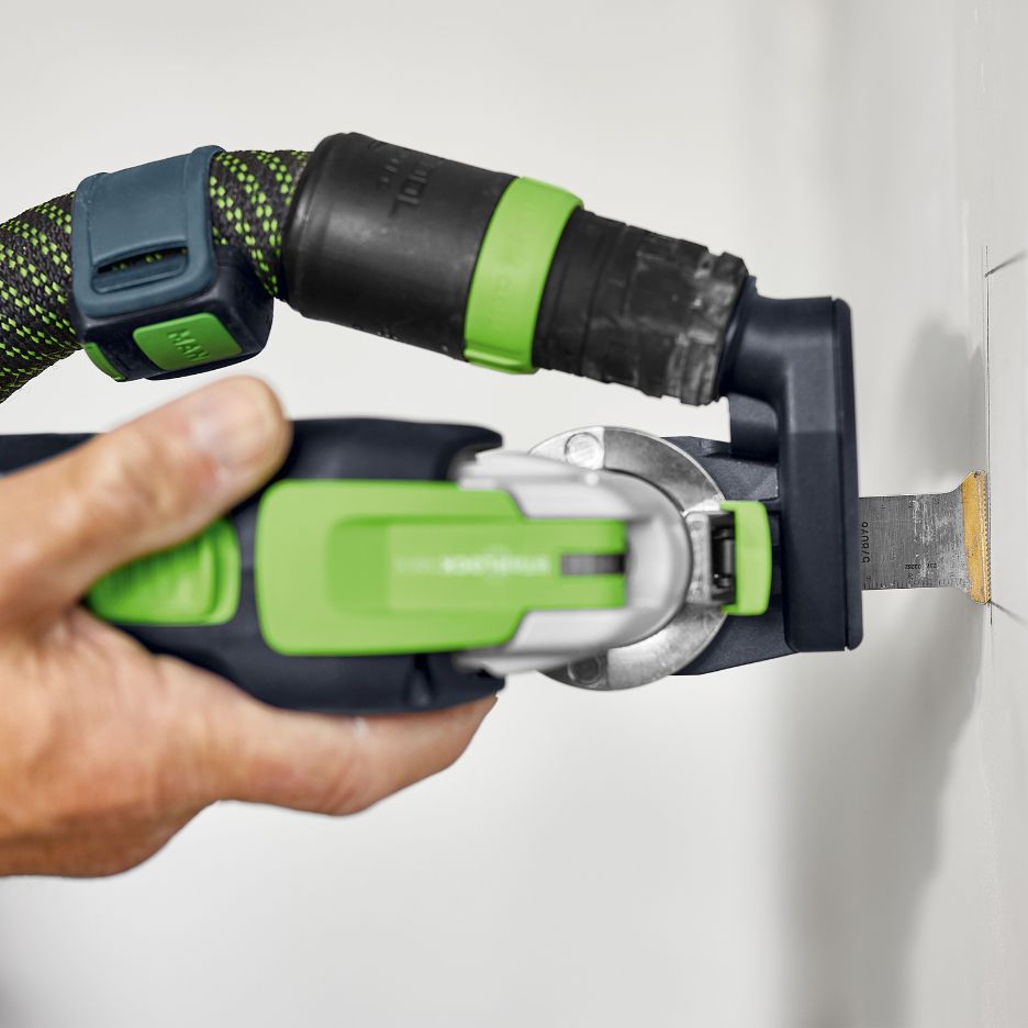 Festool Carbide Saw Blade being used with OSC 18