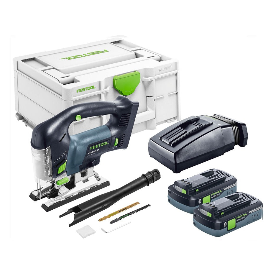 Festool Cordless Carvex D-Handle Jigsaw PSBC 420 EB-Plus 576535