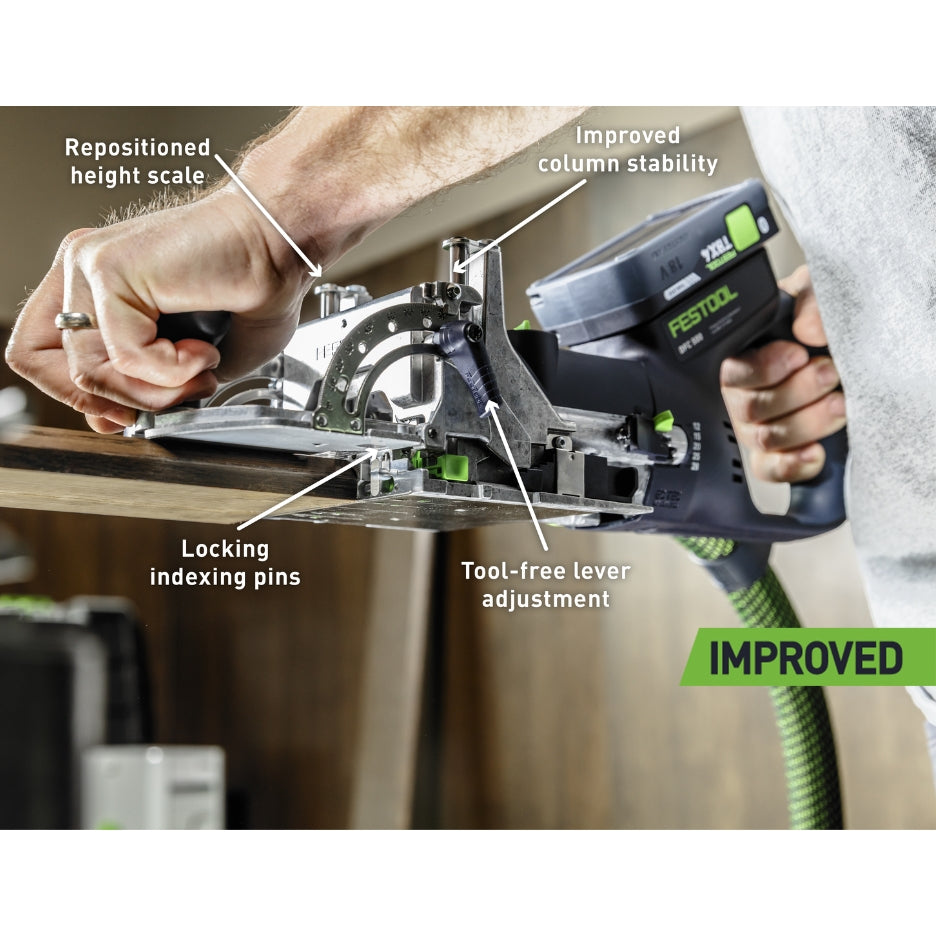 Festool Cordless Domino Joiner DFC 500 Improved features