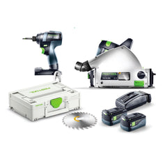 Festool Cordless Impact Driver and Plunge Cut Track Saw Combo 577118