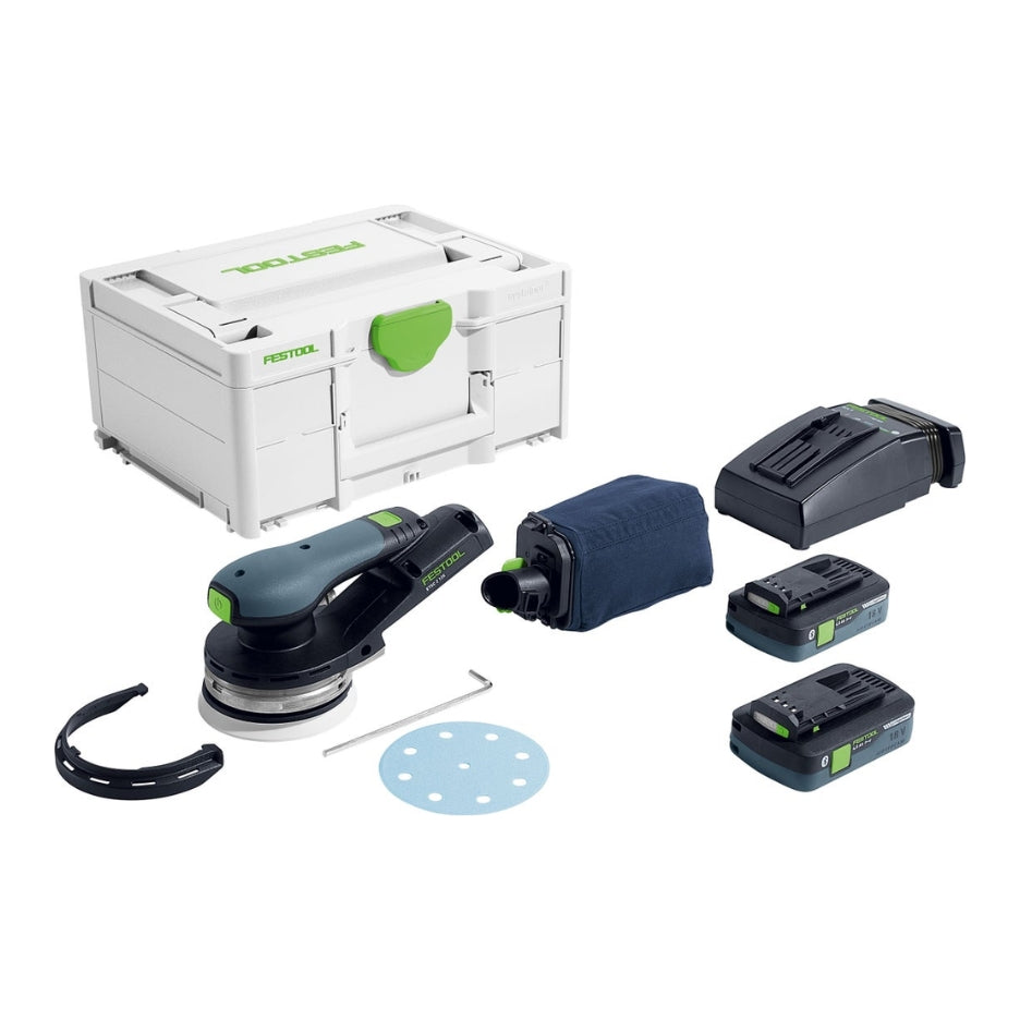 Festool Cordless Random Orbit Sander 5 Inch ETSC 2 125 4.0 I-Plus 577738