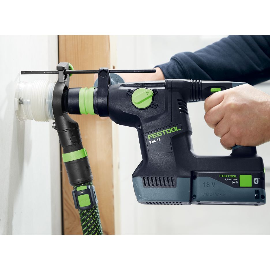 Festool KHC 18 cordless rotary hammer drill with dust extraction system