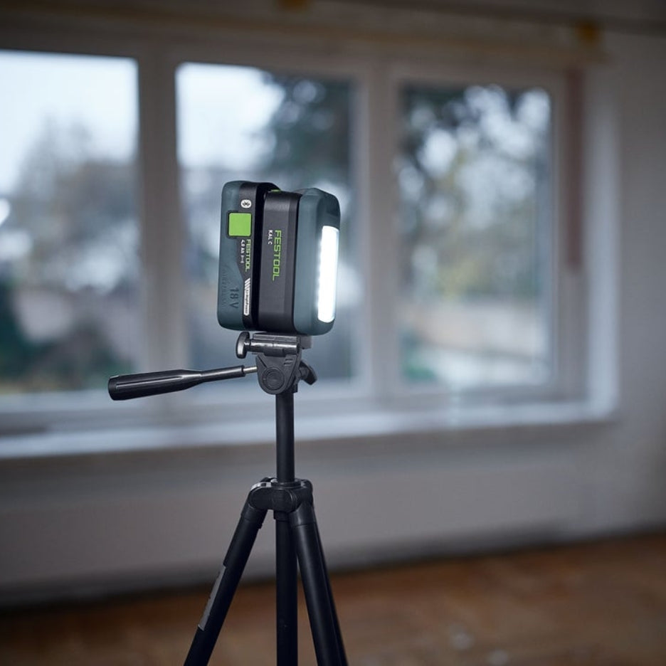 Festool Cordless Task Light SYSLITE KAL C on tripod