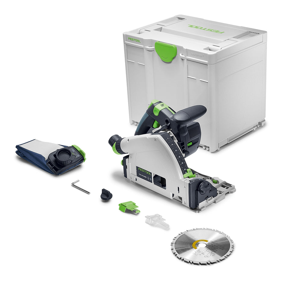 Festool Cordless Track Saw 160mm TSC 55 KS-Basic 18V 577991 scope of delivery