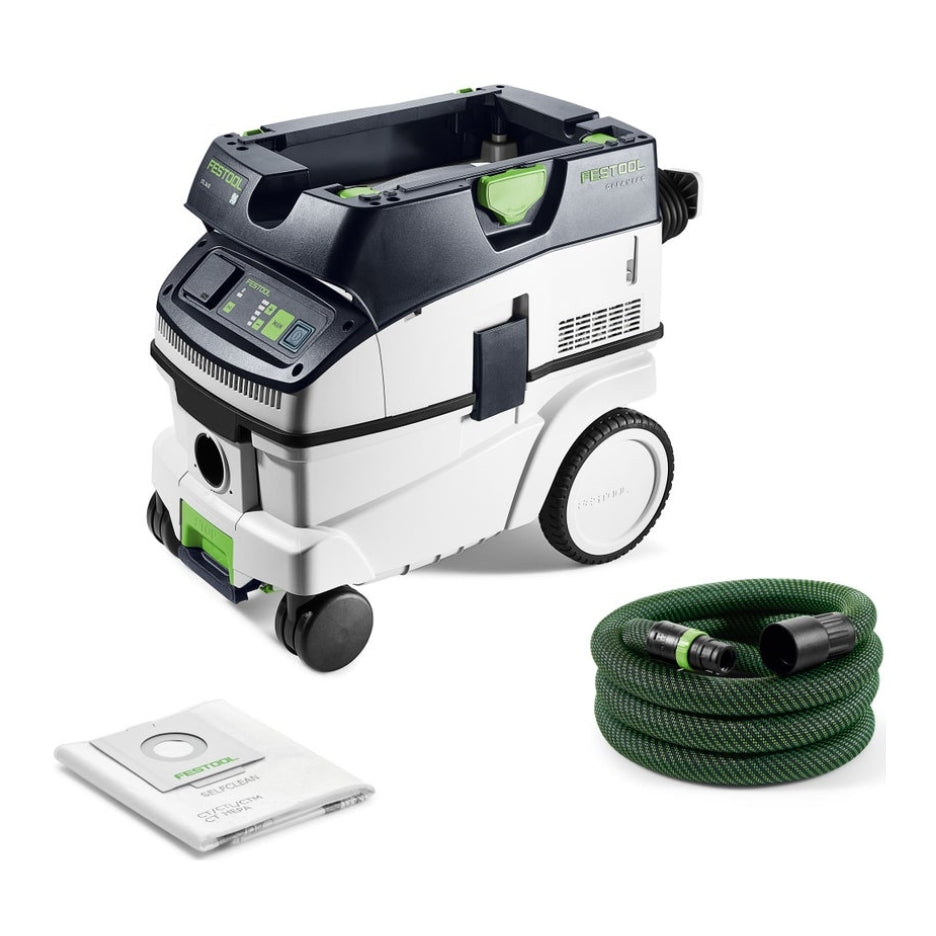 Festool Dust Extractor CLEANTEC CT 26 EI with filter bag and suction hose