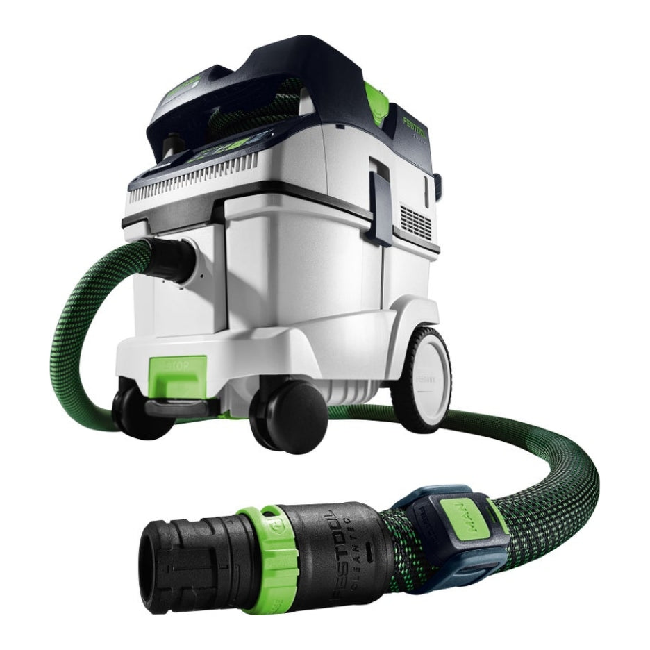 Festool Dust Extractor CLEANTEC CT 36 EI HEPA with suction hose attached