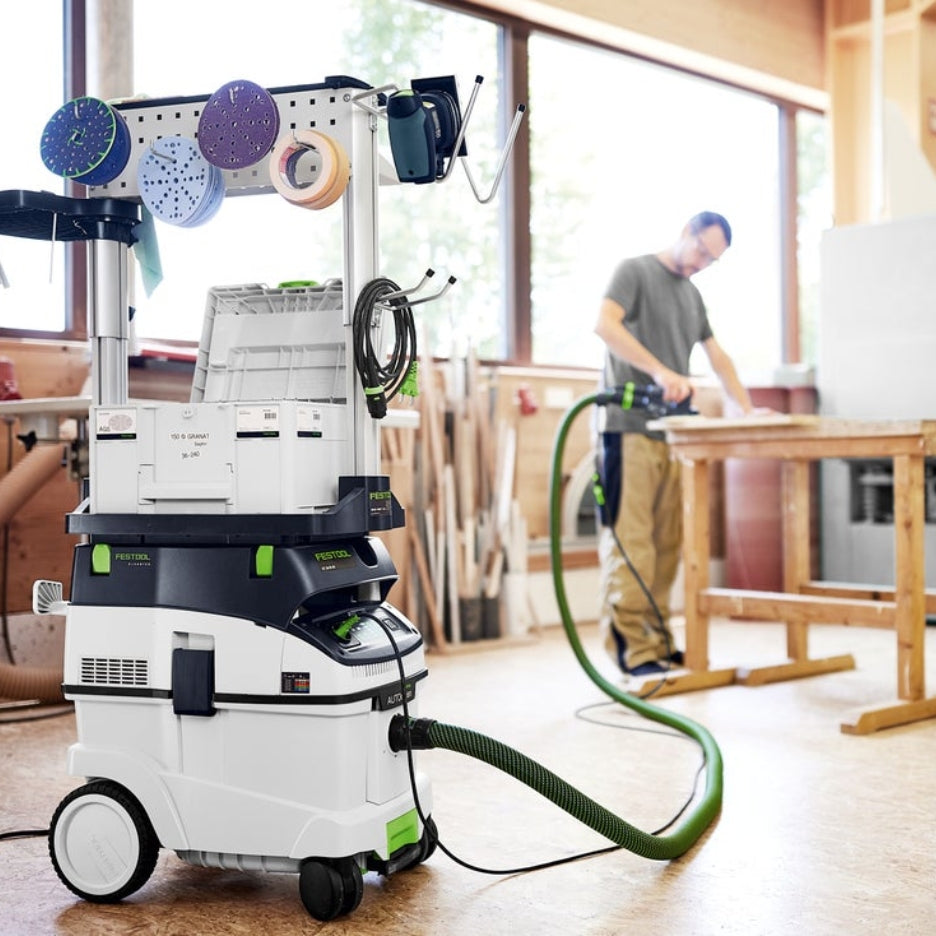 Festool Dust Extractor CLEANTEC CT 36 EI with Workcenter and abrasives