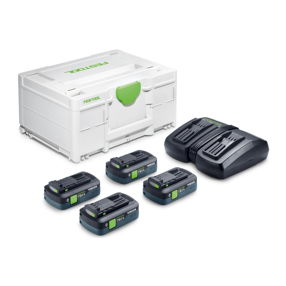Festool Energy Set SYS18V 4xTBX4/TCL6 DUO