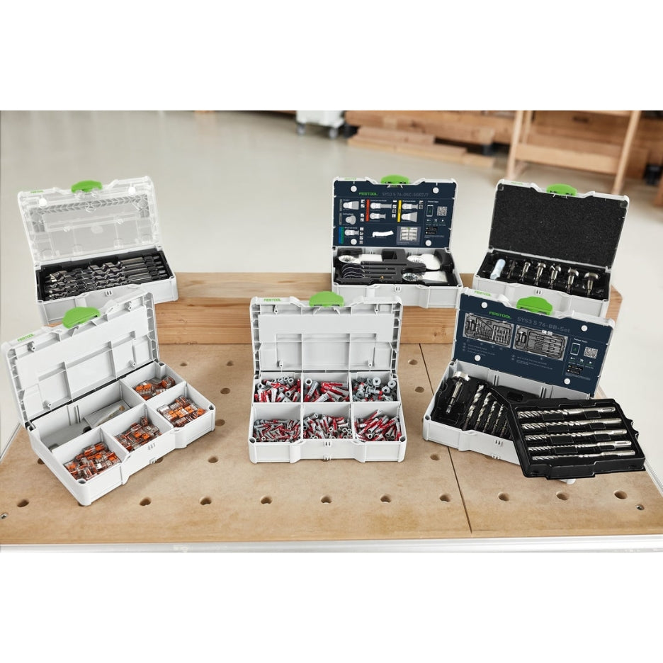 Festool Forstner Drill Bit Set SYS3 S 76-FB CE-SORT/5 578110 and other Festool products in Systainers