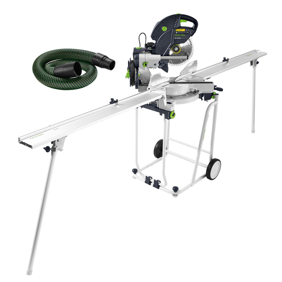 Festool Limited Edition Kapex Sliding Compound Mitre Saw 10 Inch KS 120 REB Starter Set with UG Stand 579556