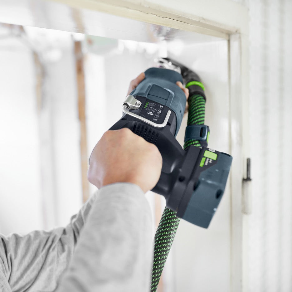 Festool RSC 18 Cordless Reciprocating Saw Plus 576951 cutting corner of door frame