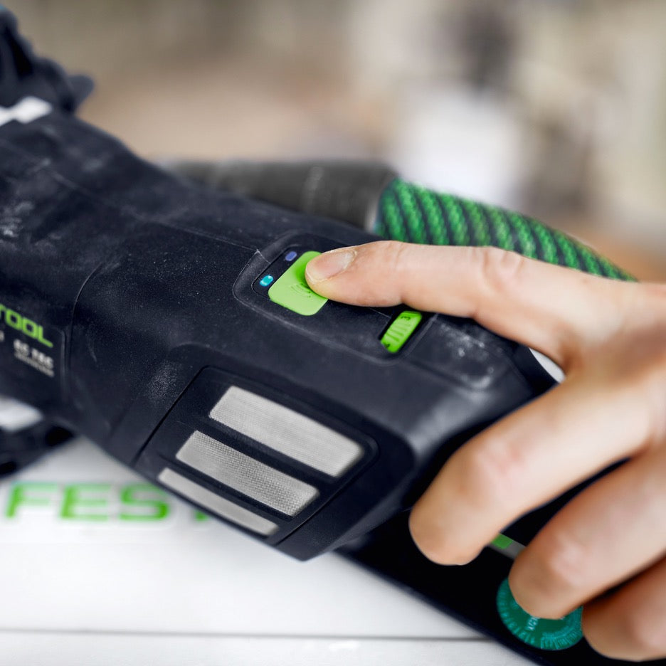 Festool Renofix Renovation Grinder with Diamond Disc RG 130 ECI-Plus 577048 green controls
