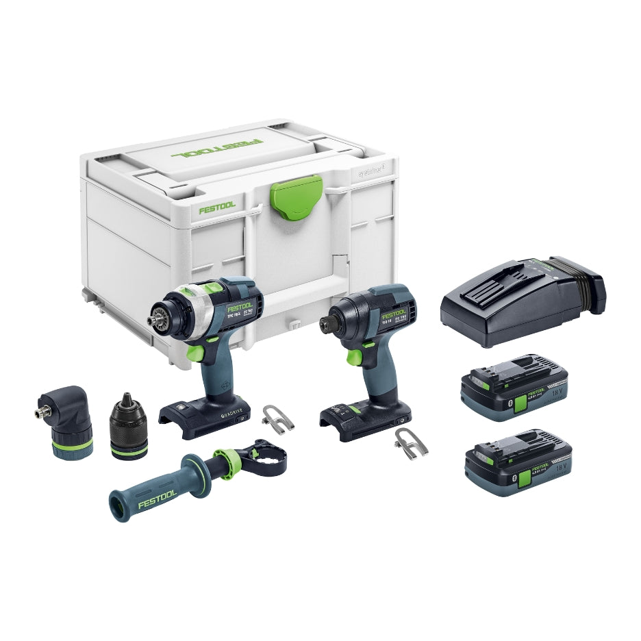 Festool Screwing/Drilling TID 18 HPC + TID 18 HPC 18/4 Combo