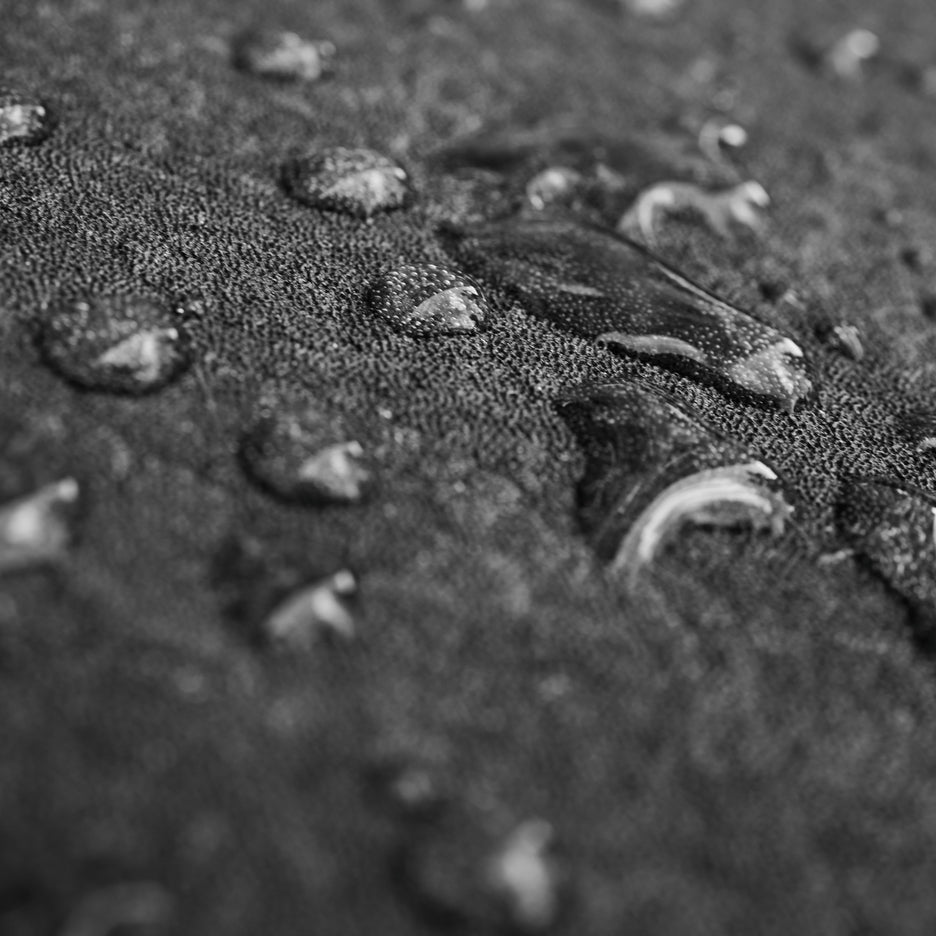 Water beads on the Festool EPP Seat Cushion.