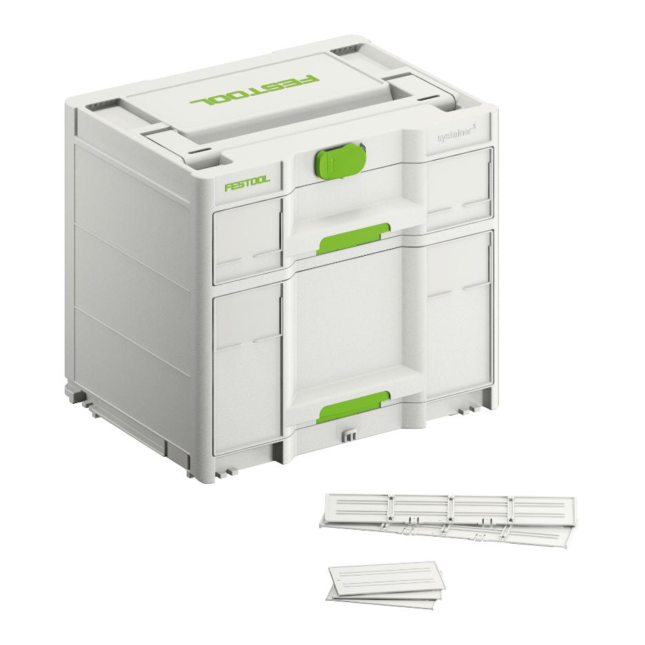 Festool Sortainer SYS3-SORT/2 M 337 and partitions