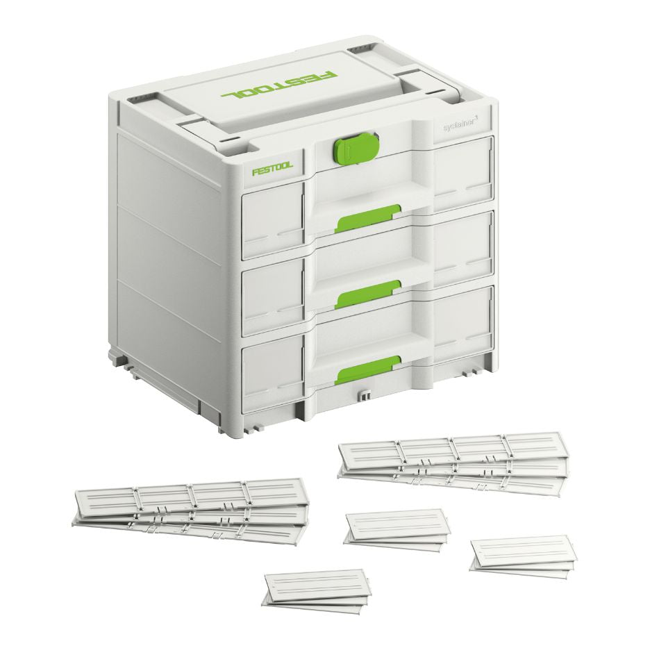 Festool Sortainer SYS3-SORT/3 M 337 577769 and partitions