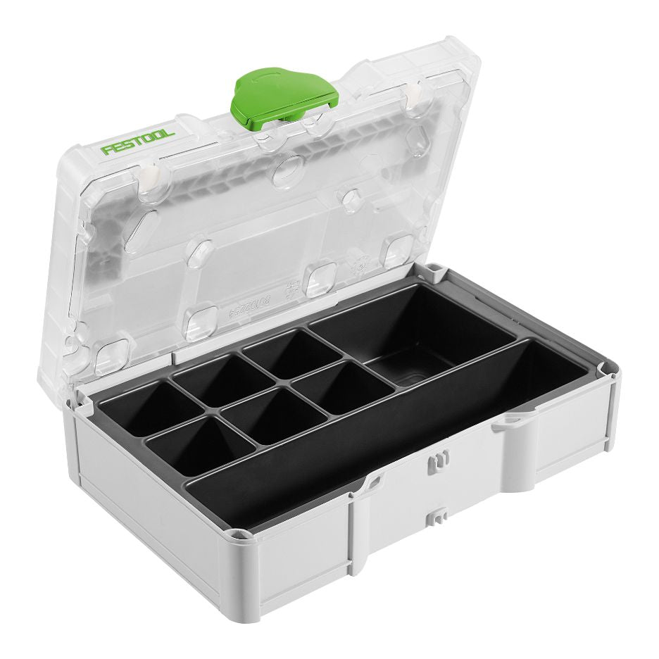 Festool Systainer SYS3 S 76 TRA UNI open angle