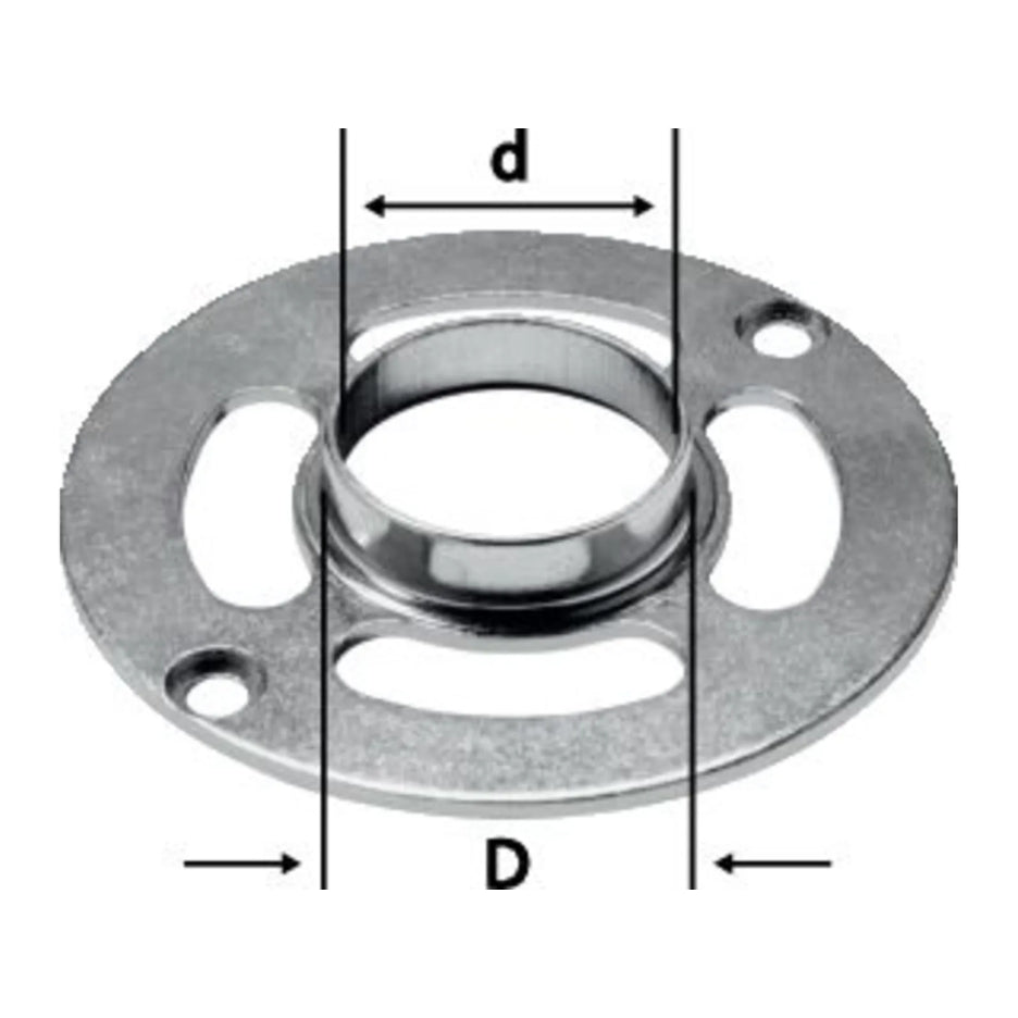 Festool Template Guide 1 Inch for OF 1010 KR-D 1 /OF 1010 578725