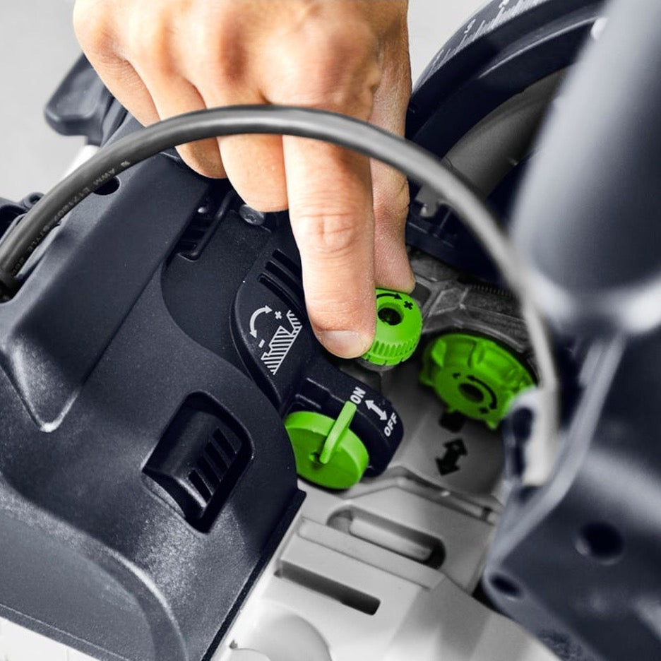 Festool Track Saw 168mm with Scoring Function TSV 60 KEB-F-Plus-FS 577748 scoring blade depth adjustment