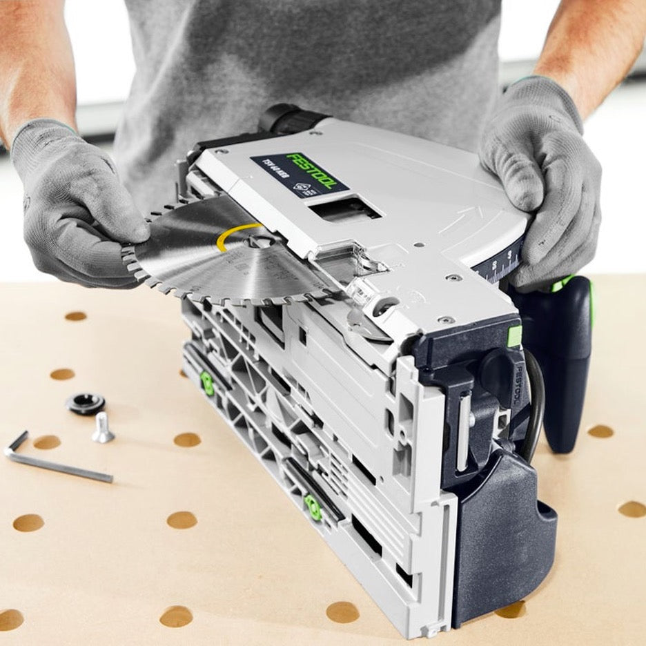 Festool Track Saw 168mm with Scoring Function TSV 60 KEB-F-Plus 576735 mail blade changing