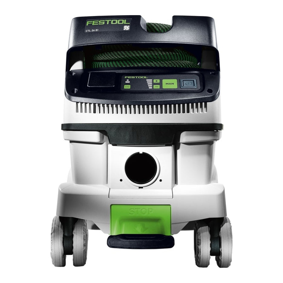 CTL 26 EI dust extractor with Festool Wheel Covers