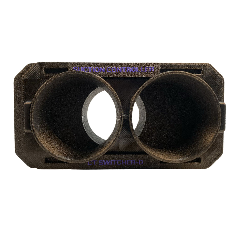 Flair Woodworks & Design Direct-Mount Infinitely Adjustable 2-Port Suction Controller, Anti-Static CT-SWITCHER-D 70/30 split
