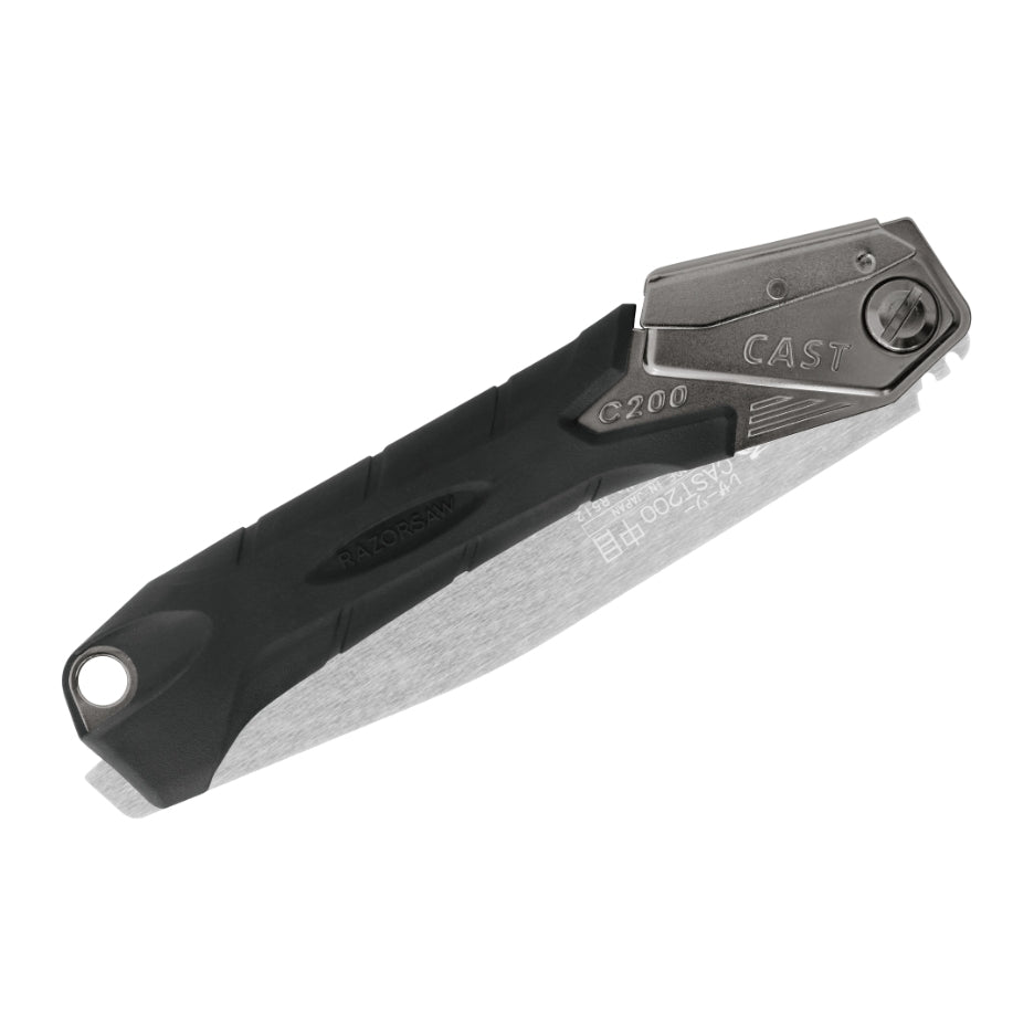 Gyokucho Razorsaw Cast 200mm Folding Saw with Medium Teeth folded
