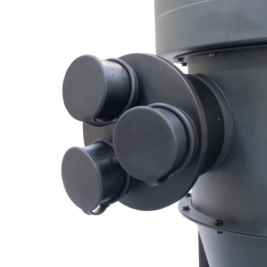 Laguna P|Flux Cyclone Dust Collector 1.5 HP with HEPA Filter MDCPF15110 inlet